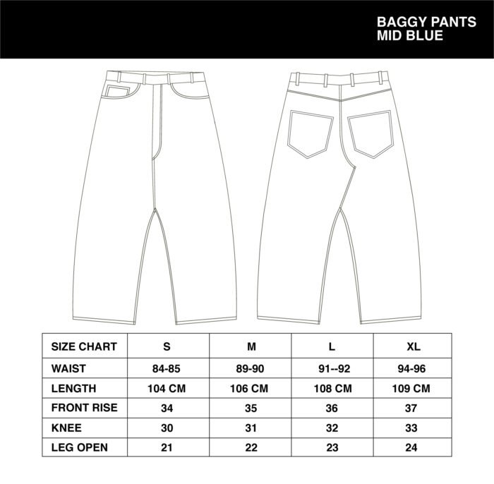BRATS DENIM - DARK BLUE WASHED - Gambar 7