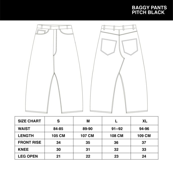 BRATS DENIM - BLACK WASHED - Gambar 6