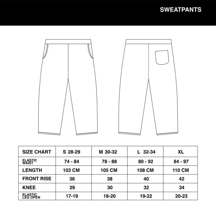BLUNT DARK NAVY SWEATPANTS - Gambar 7