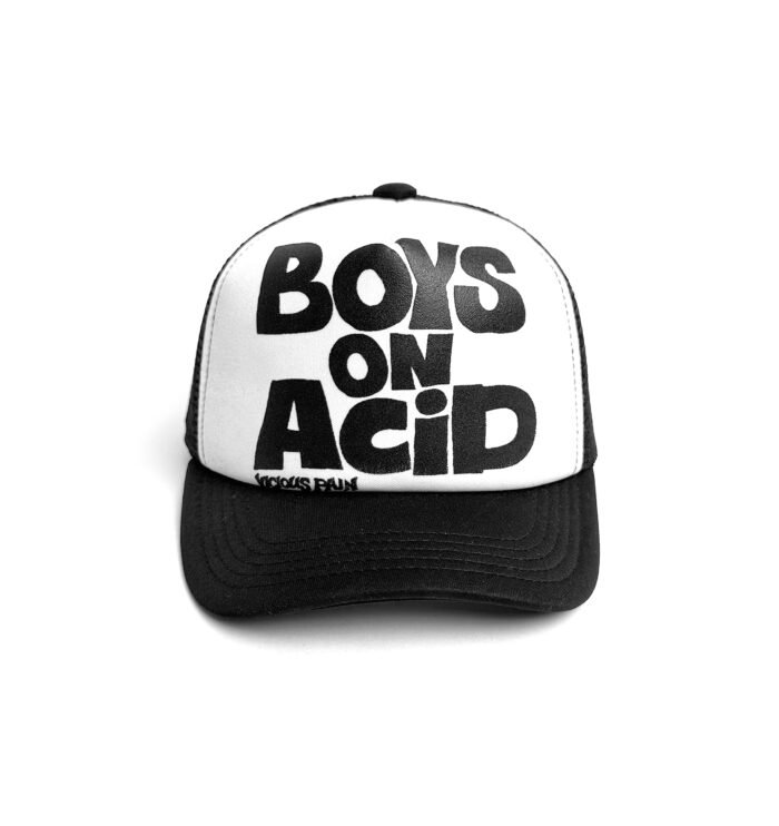 BOYS ON ACID - BLACK TRUCKER CAP