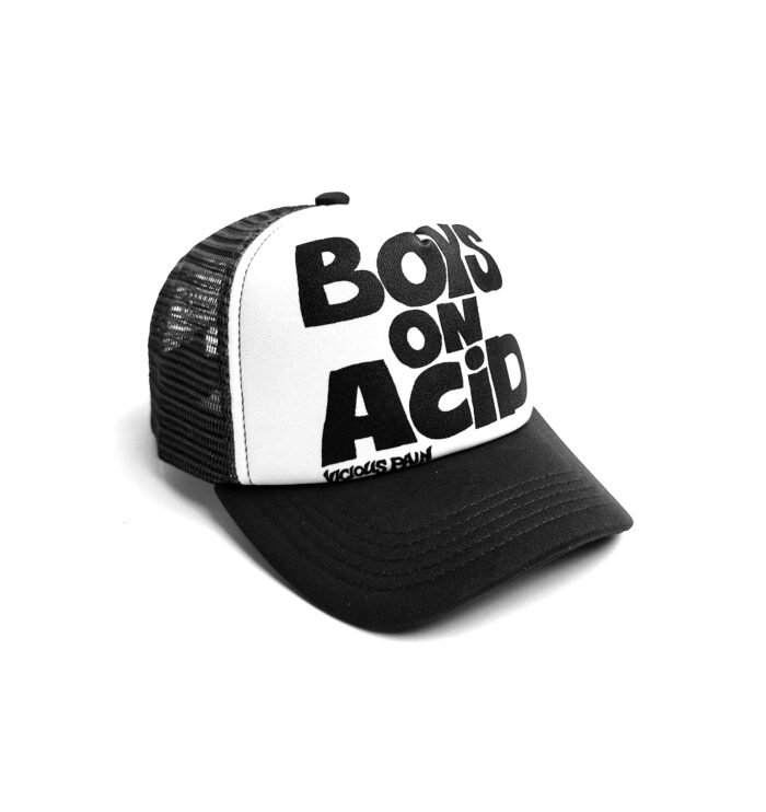 BOYS ON ACID - BLACK TRUCKER CAP - Gambar 2
