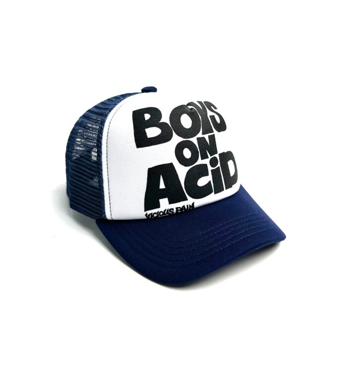 BOYS ON ACID - NAVY TRUCKER CAP - Gambar 2