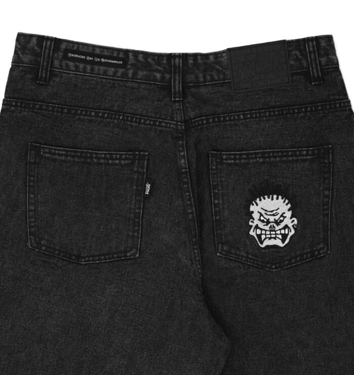 BRATS DENIM - BLACK WASHED - Gambar 5
