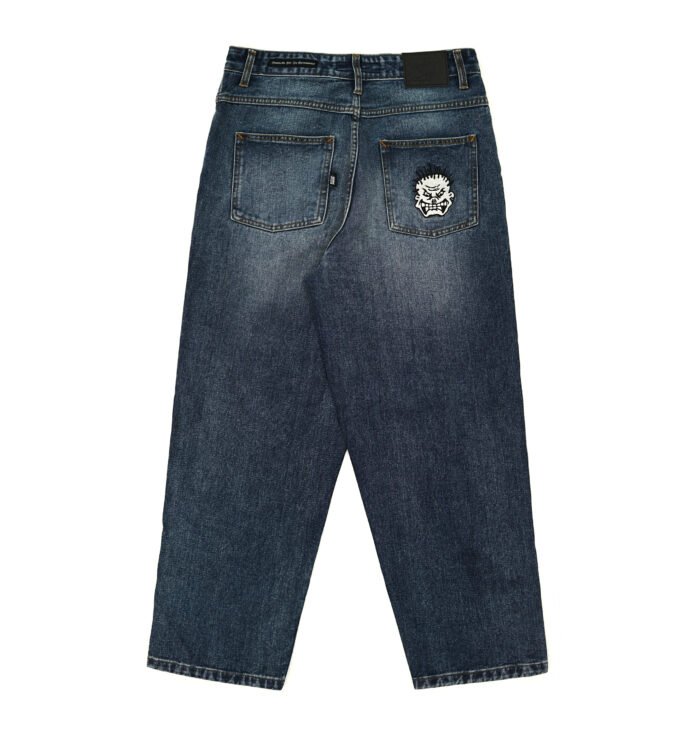BRATS DENIM - DARK BLUE WASHED - Gambar 2
