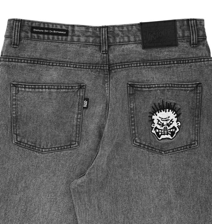 BRATS DENIM - SILVER BLACK WASHED - Gambar 4