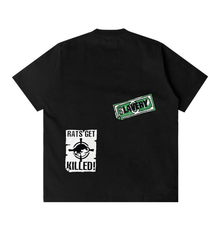 RATS GET KILLED BLACK TEE - Gambar 2