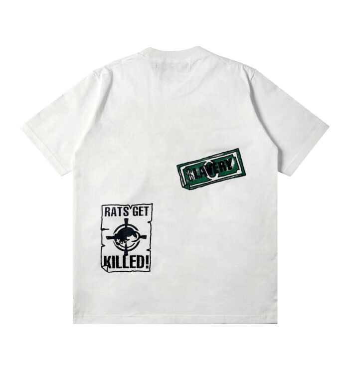 RATS GET KILLED WHITE TEE - Gambar 2