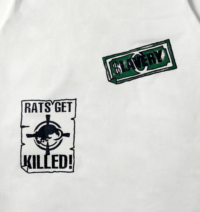 RATS GET KILLED WHITE TEE - Gambar 5