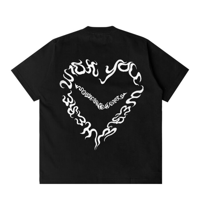 WISH YOU WERE HERE BLACK TEE - Gambar 2