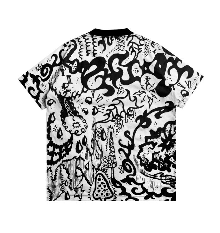 ASSID - WHITE FULL PRINTED TEE - Gambar 2
