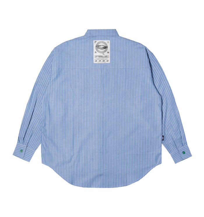 RAGE OXFORD STRIPE SHIRT - Gambar 2