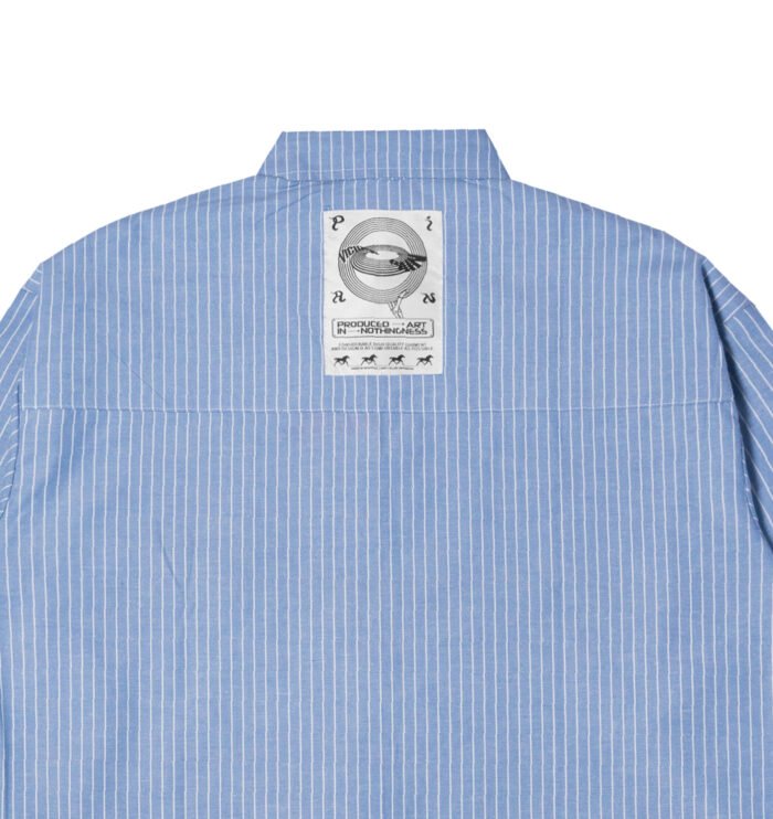 RAGE OXFORD STRIPE SHIRT - Gambar 4