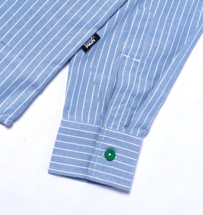RAGE OXFORD STRIPE SHIRT - Gambar 6