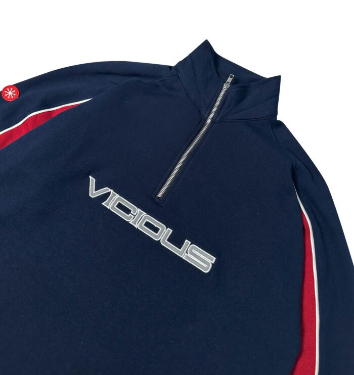 NAVY BLUNT - HALF ZIP - Gambar 4