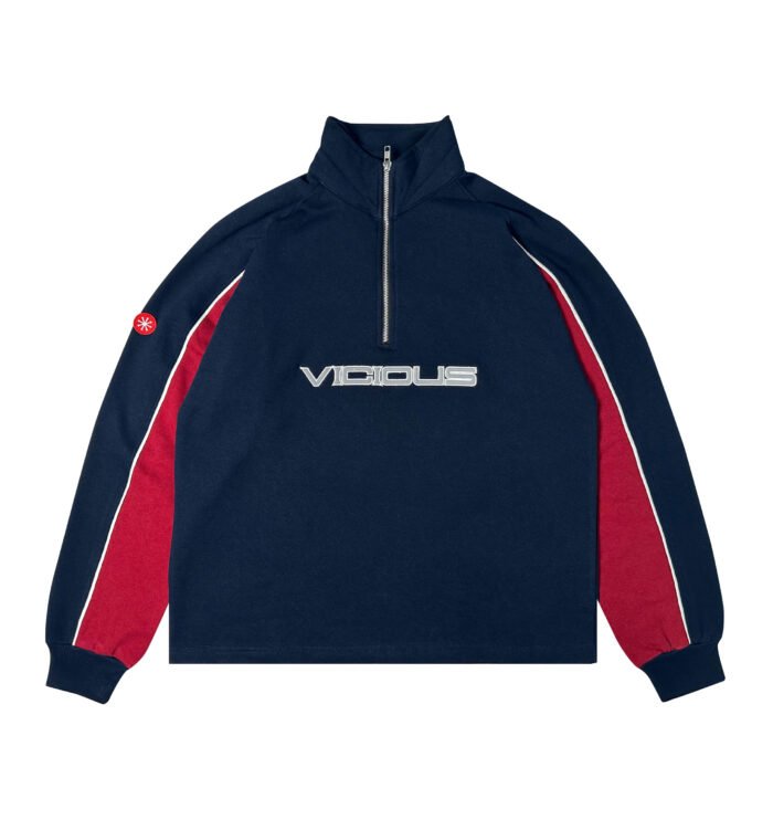 NAVY BLUNT - HALF ZIP