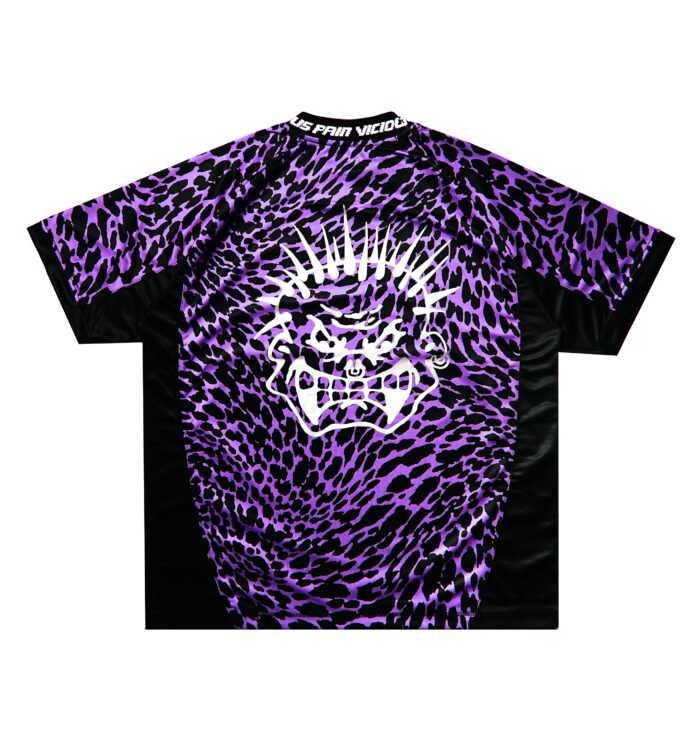 PURPLE LEOPARD FOOTBALL JERSEY - Gambar 2