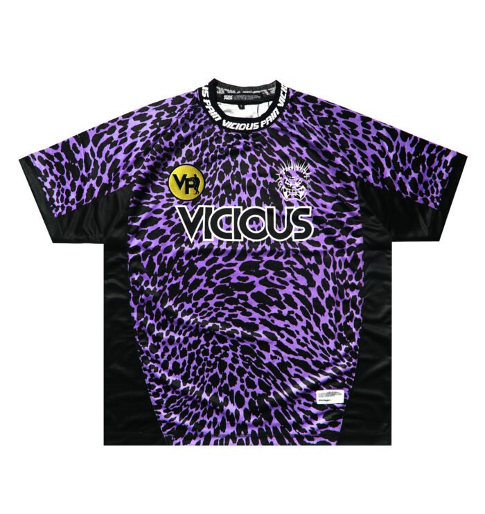 PURPLE LEOPARD FOOTBALL JERSEY