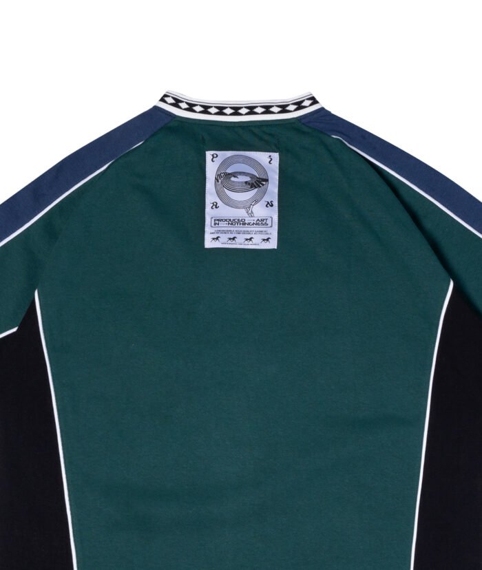 CAVEHEAD GREEN BLUE RAGLAN SHIRT - Gambar 4