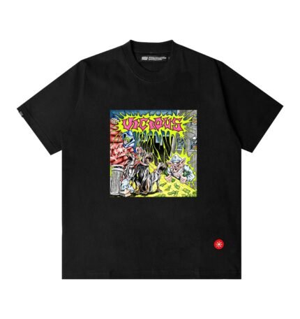 VICIOUS PAIN / PIGGIES BLACK TEE